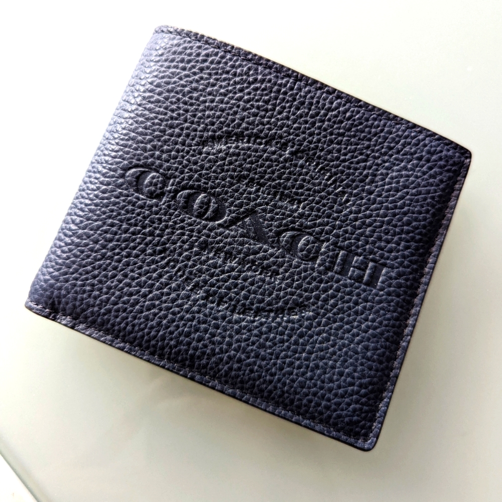 Navy coach wallet